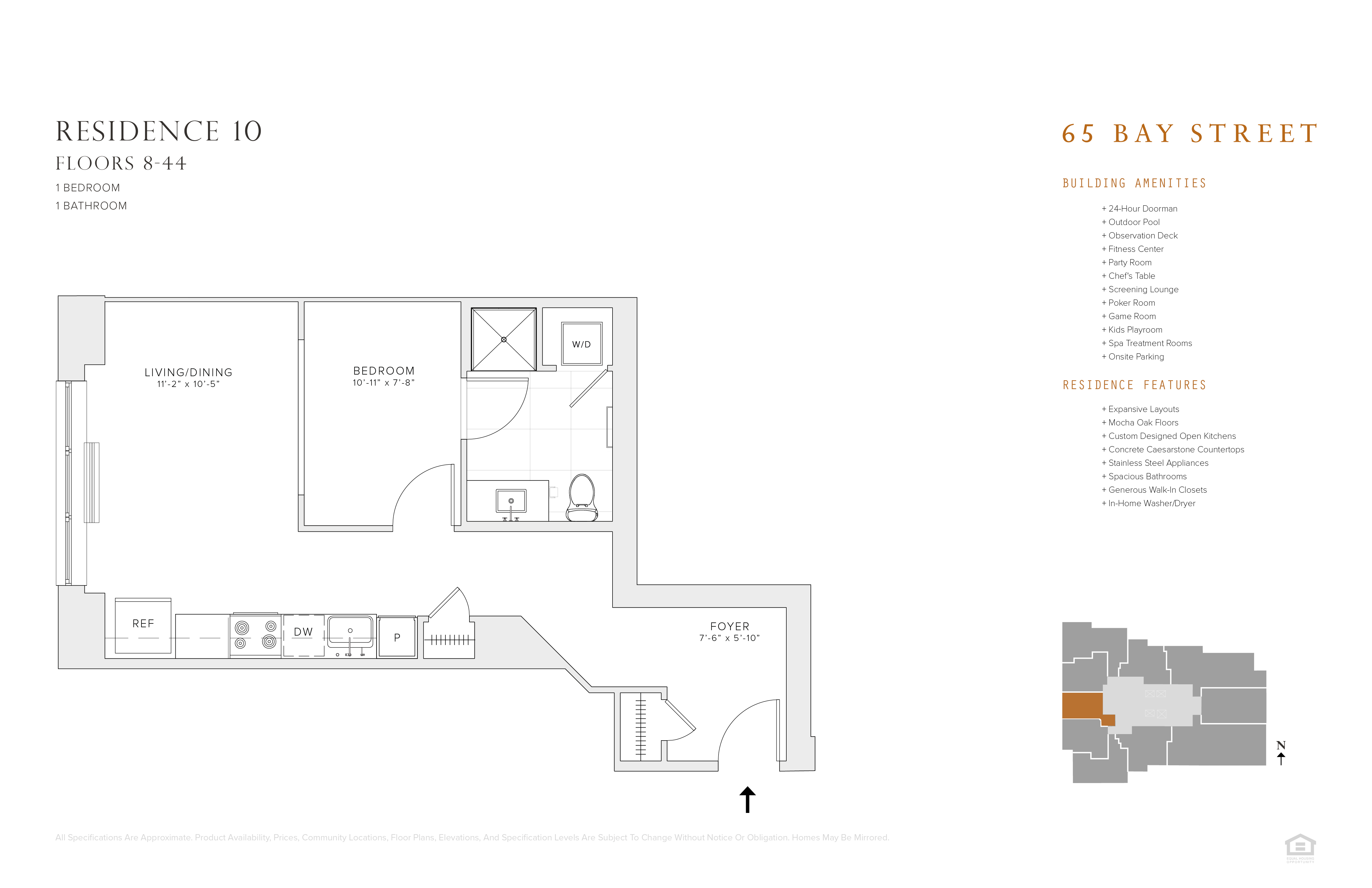 Floor plan for studio, 1 bath, 546 sqft